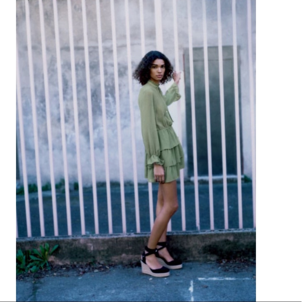 Zara Short Ruffled Dress - Picture 6 of 6